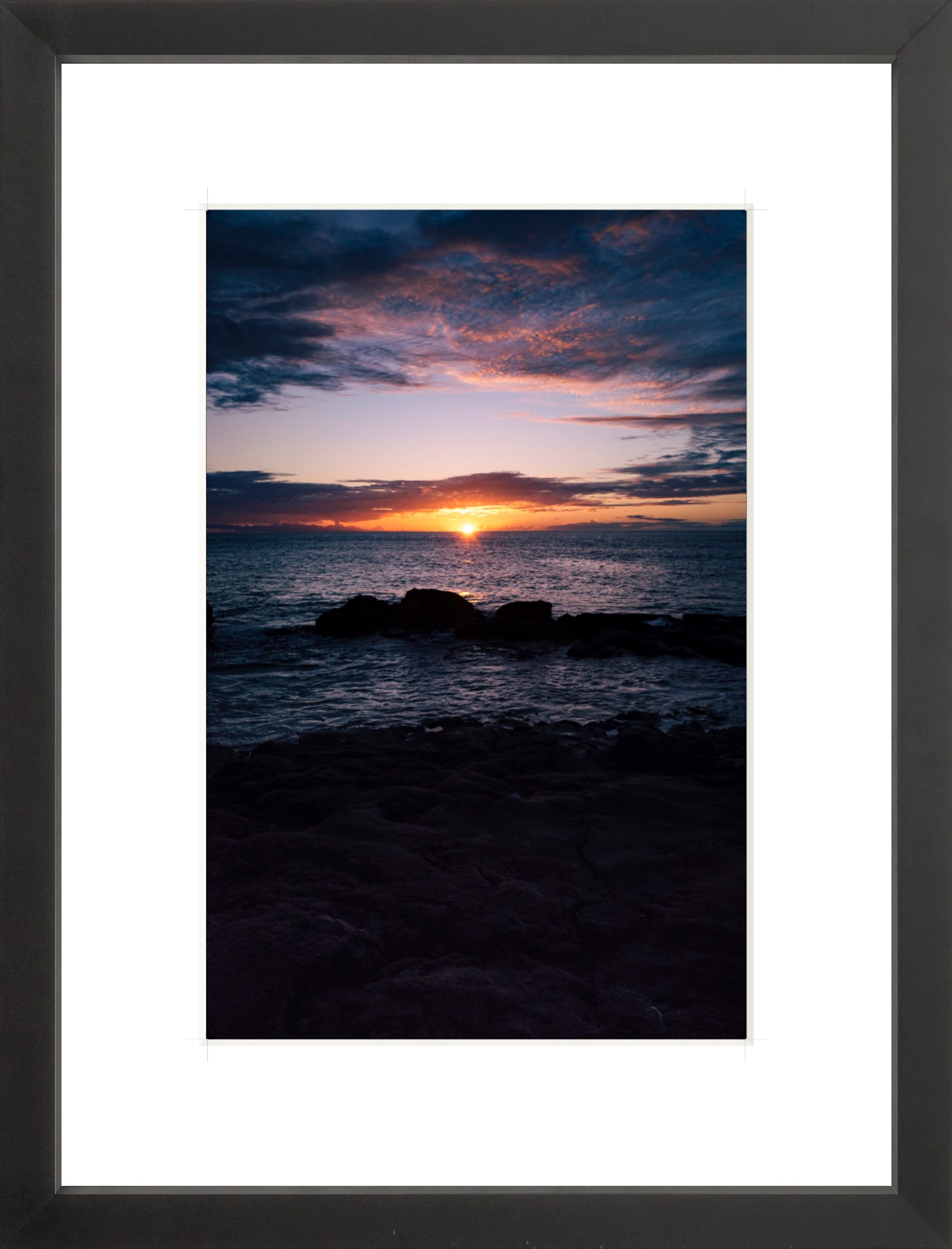 #Framed Print_8x12"_Black