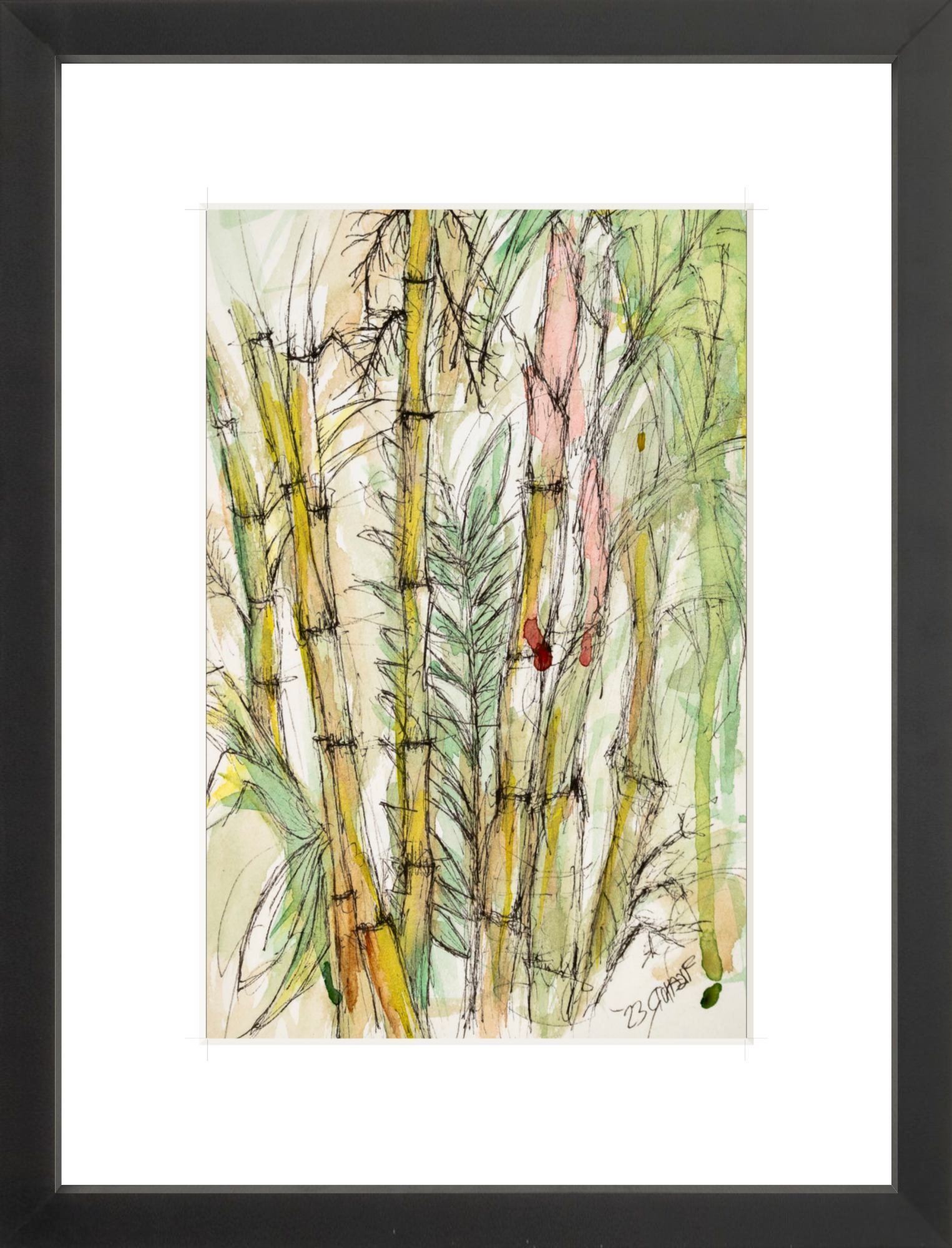 #Framed Print_8x12"_Black