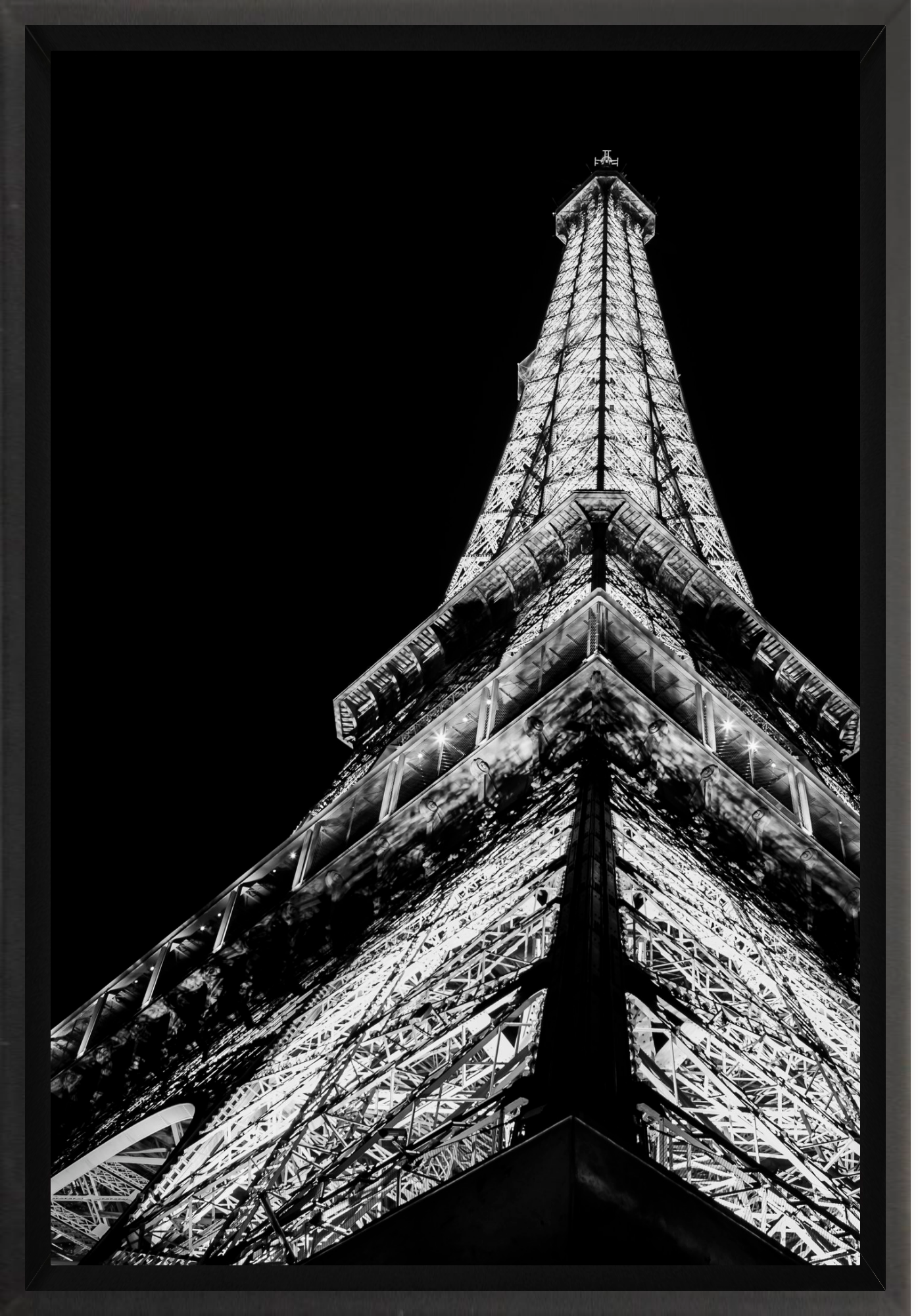 #Framed Canvas_8x12"_Black