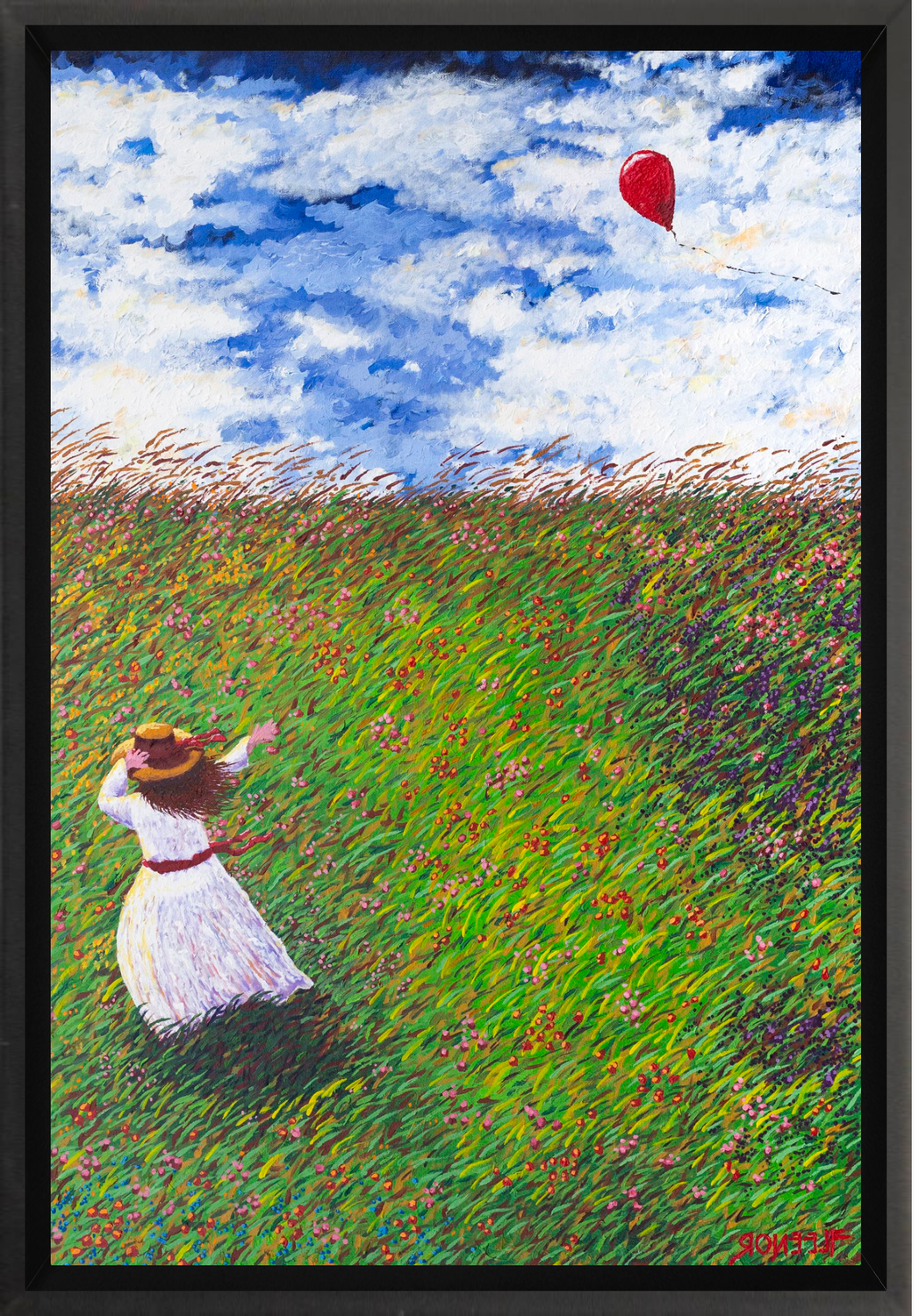 #Framed Canvas_8x12"_Black