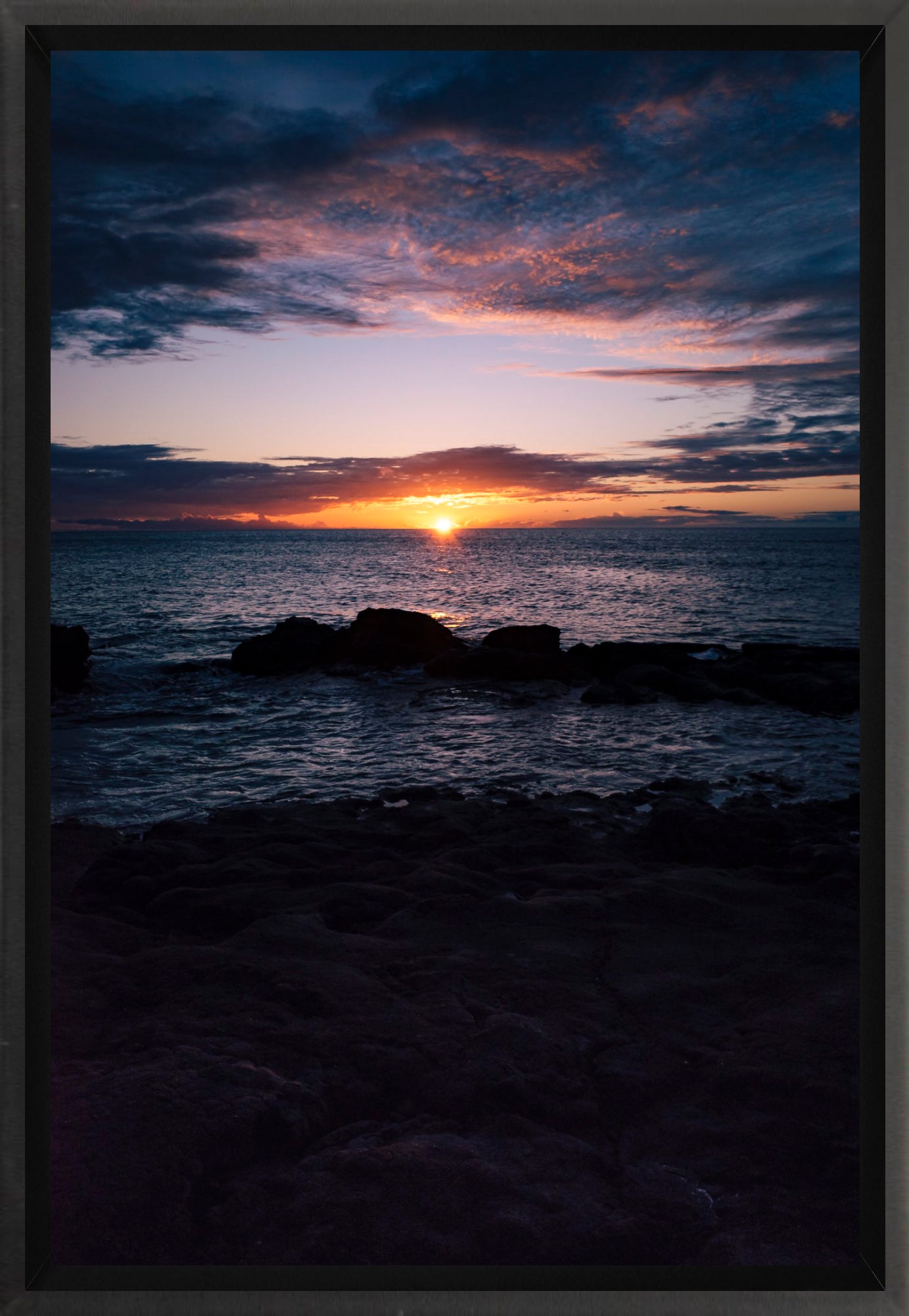 #Framed Canvas_8x12"_Black