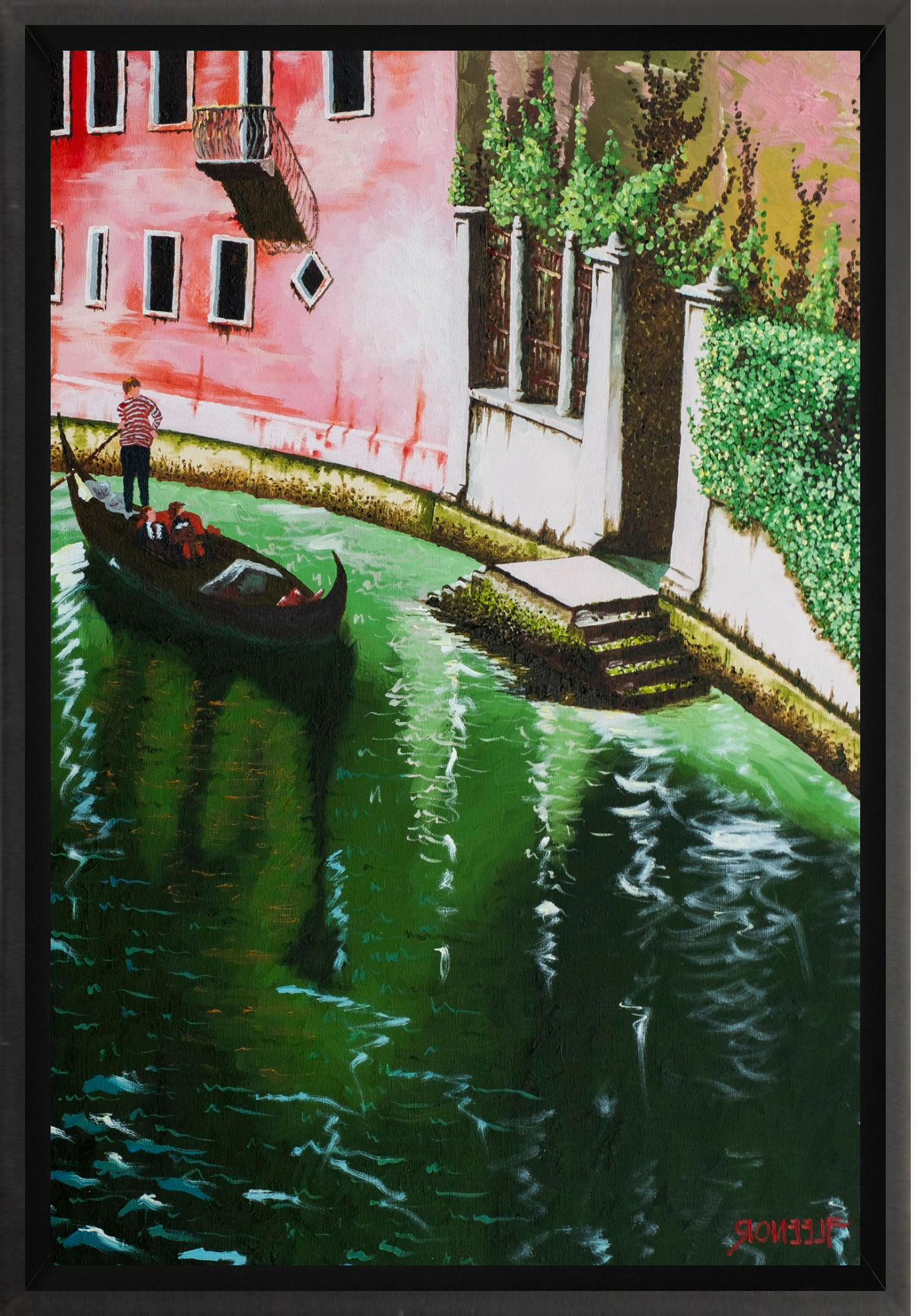 #Framed Canvas_8x12"_Black