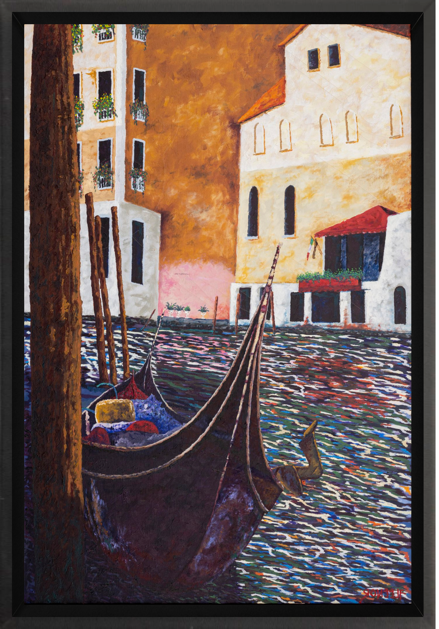 #Framed Canvas_8x12"_Black