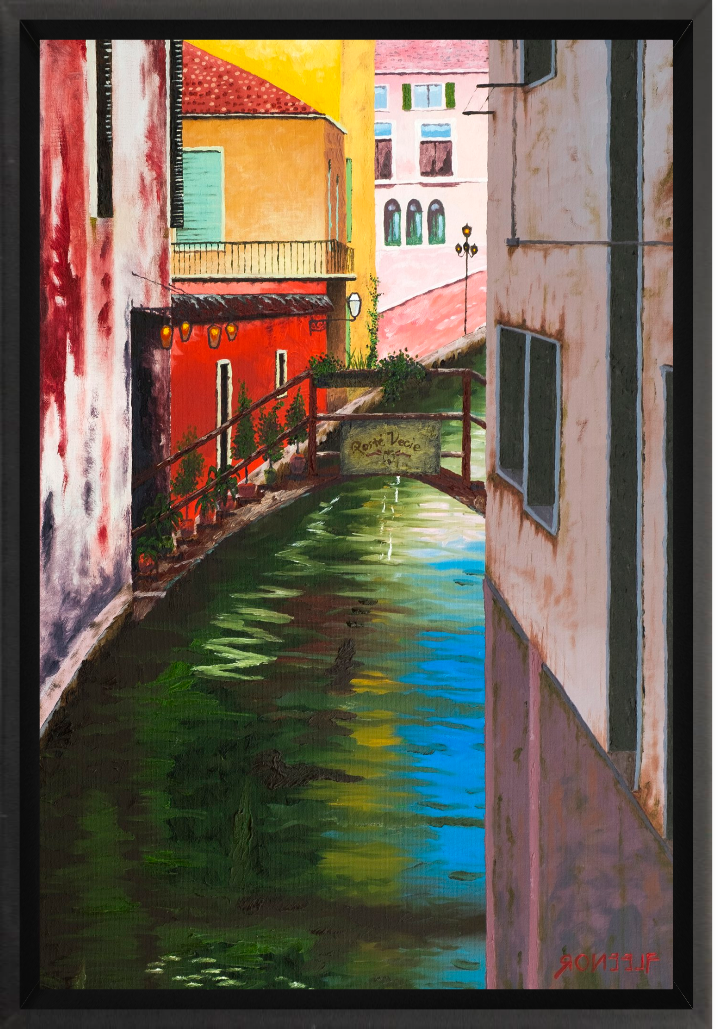#Framed Canvas_8x12"_Black