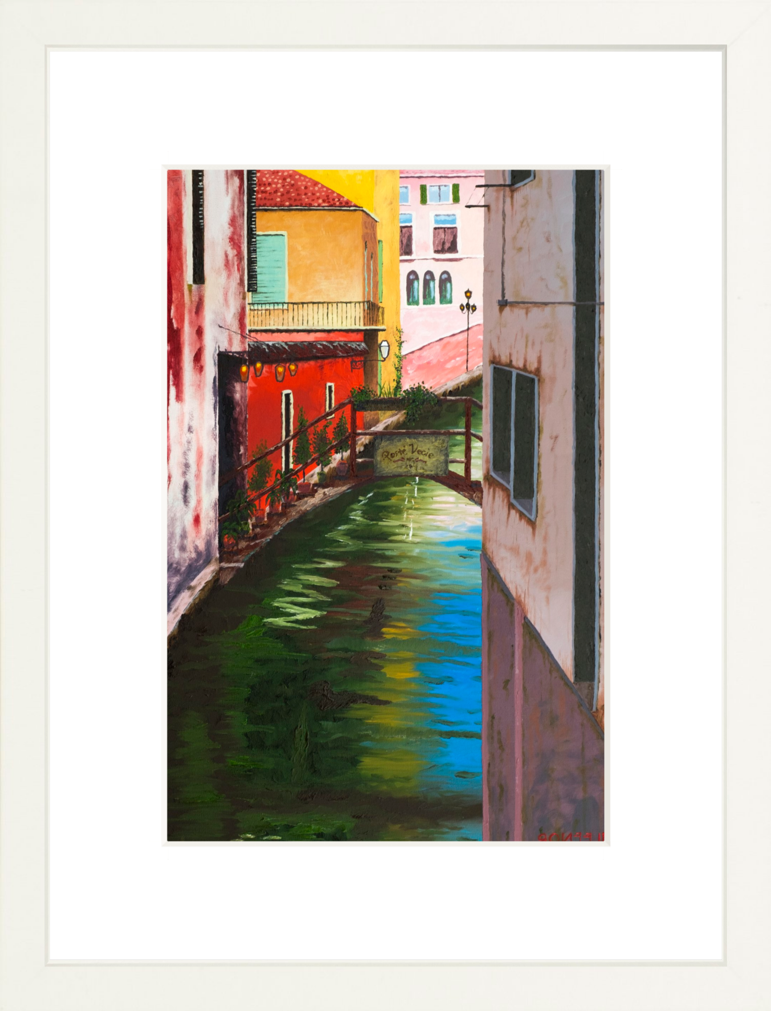 #Framed Print_8x12"_White