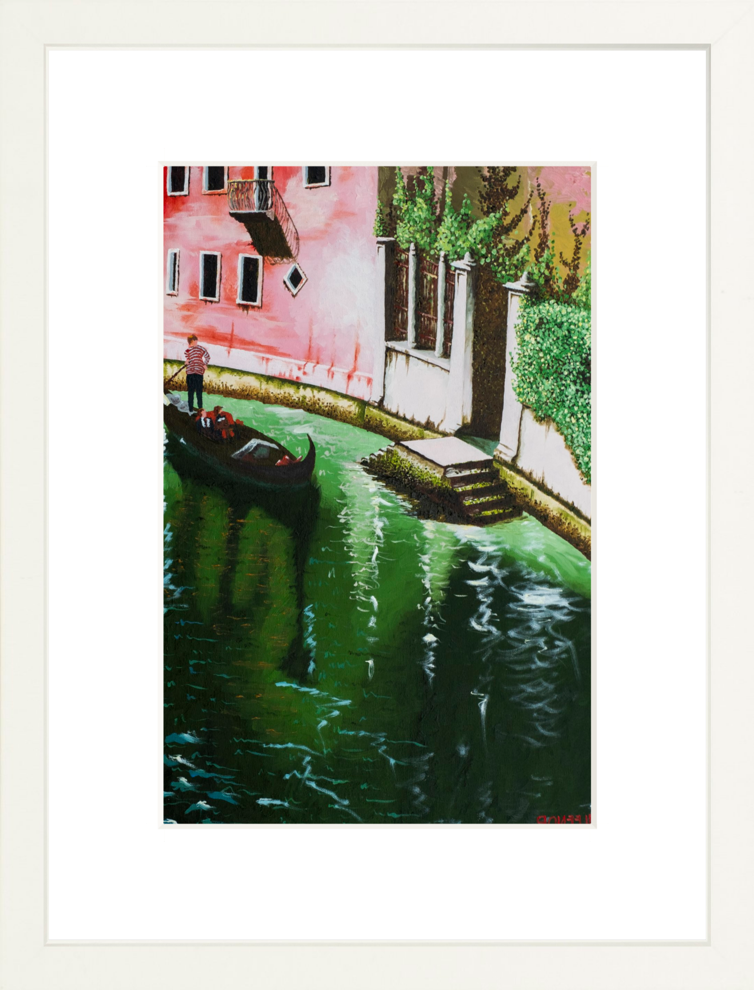 #Framed Print_8x12"_White