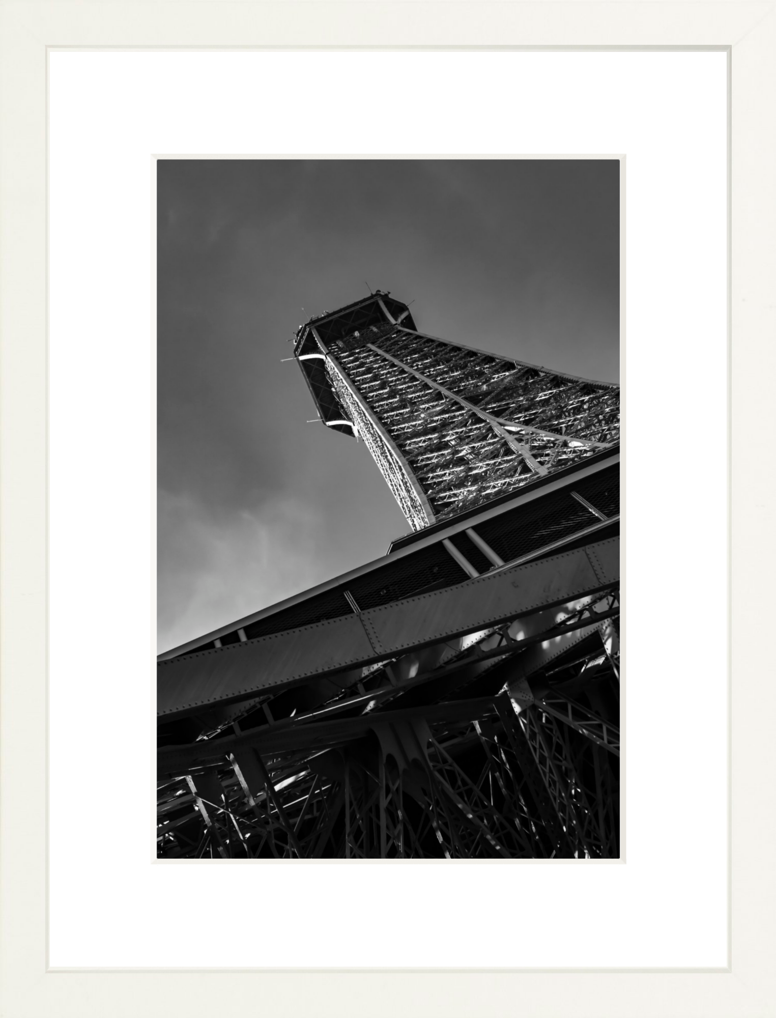 #Framed Print_8x12"_White