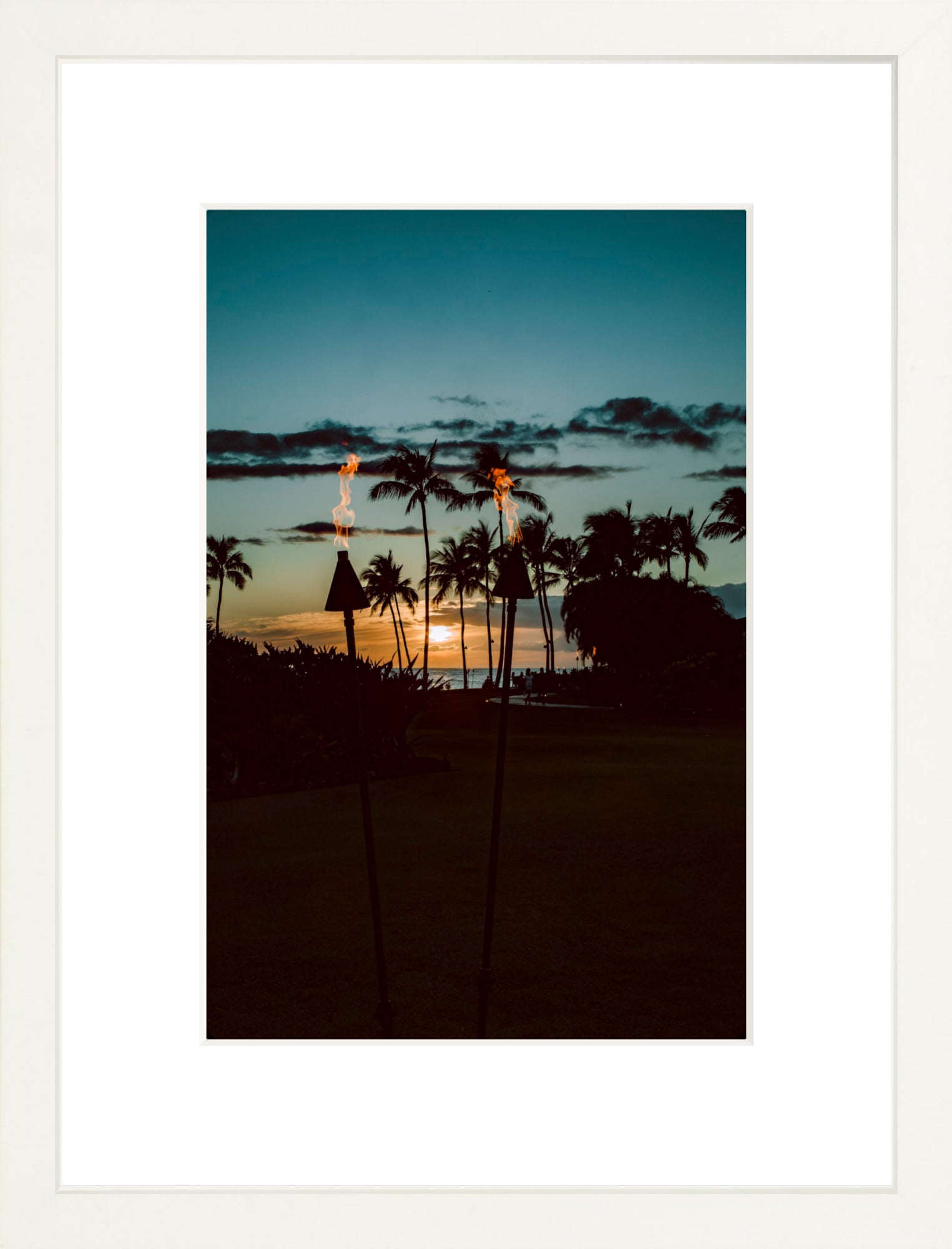 #Framed Print_8x12"_White