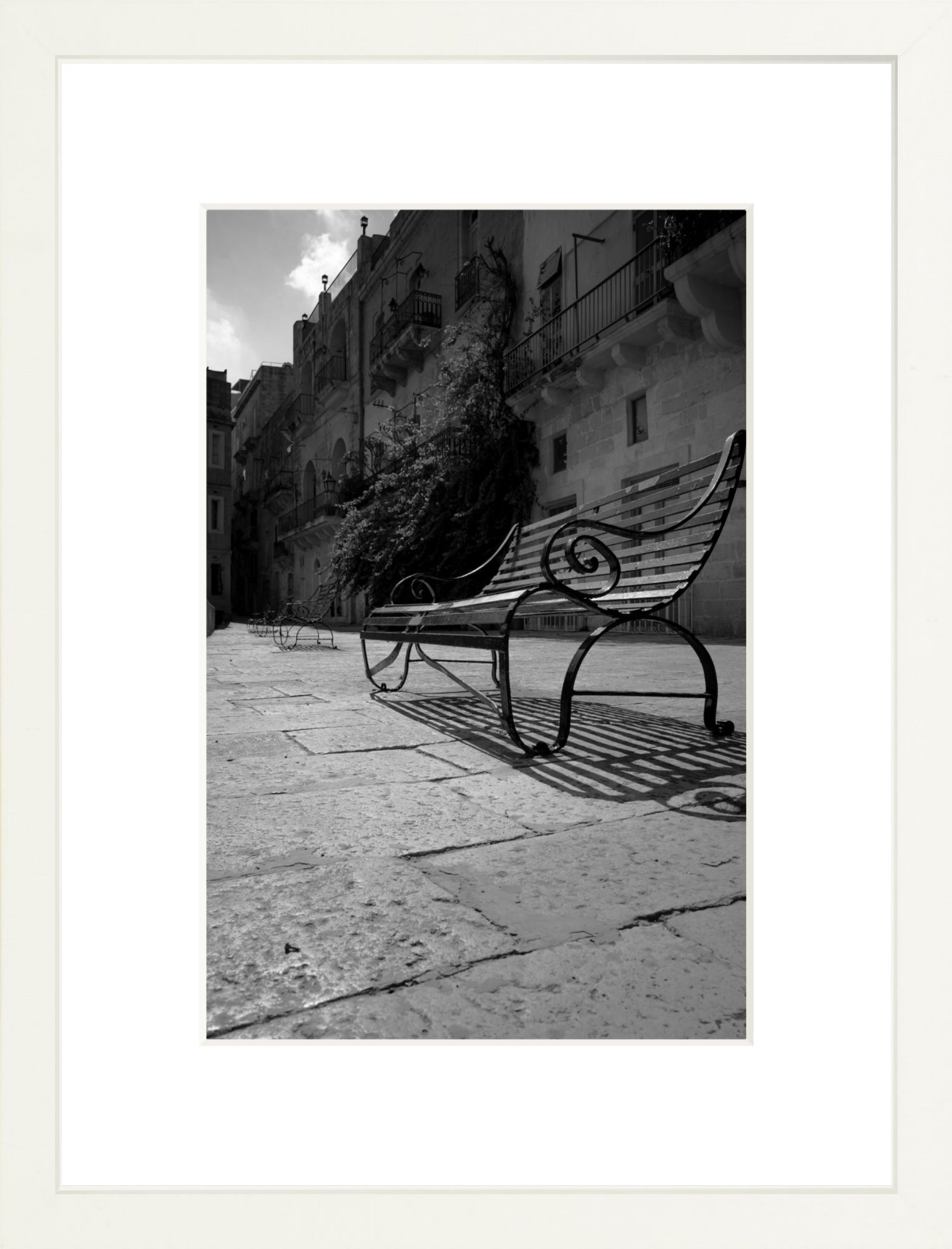 #Framed Print_8x12"_White