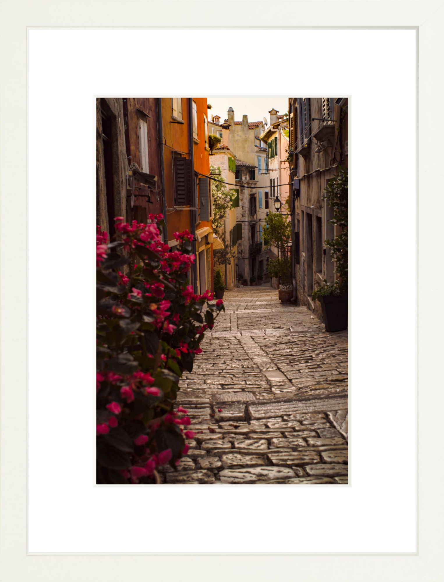 #Framed Print_8x12"_White