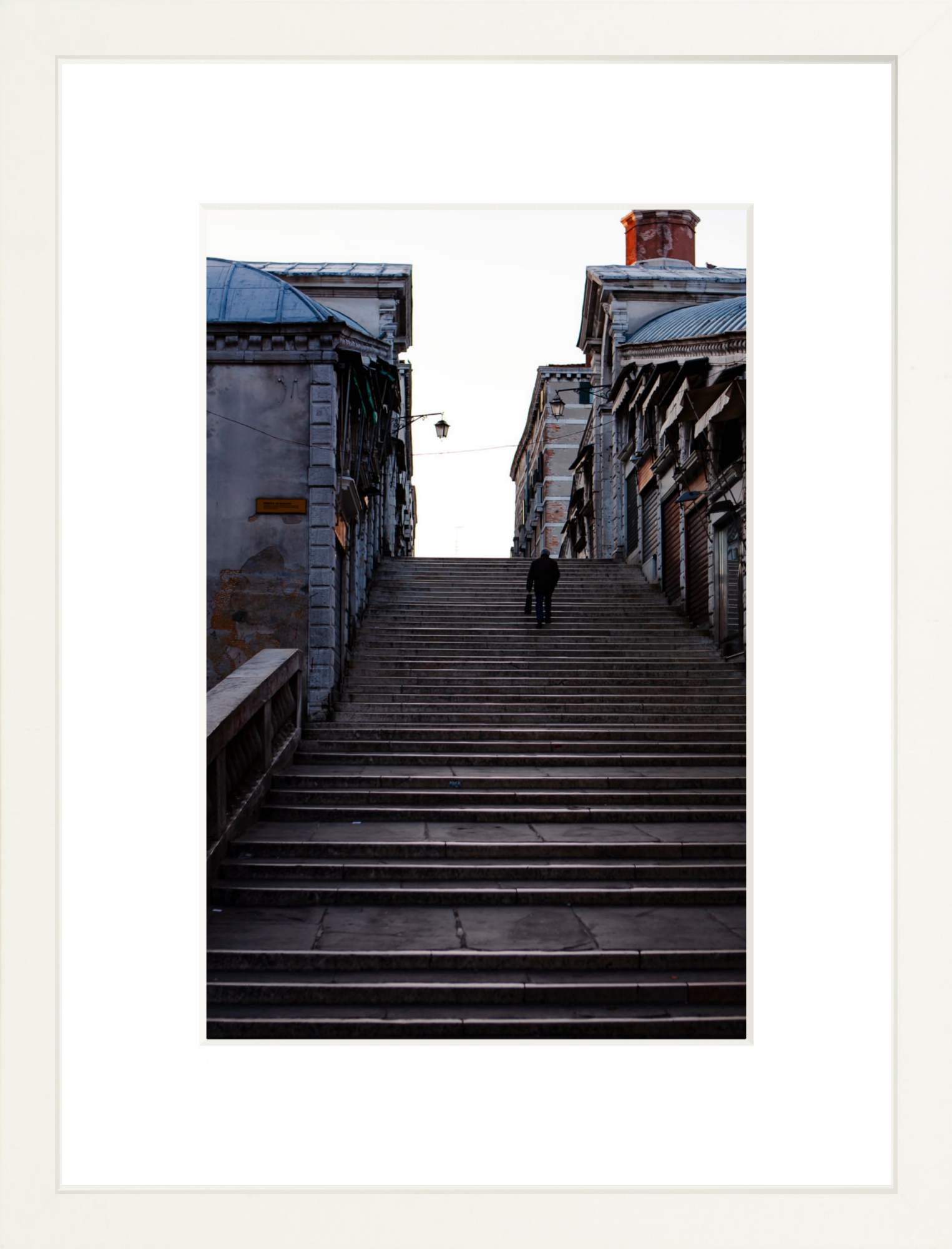 #Framed Print_8x12"_White