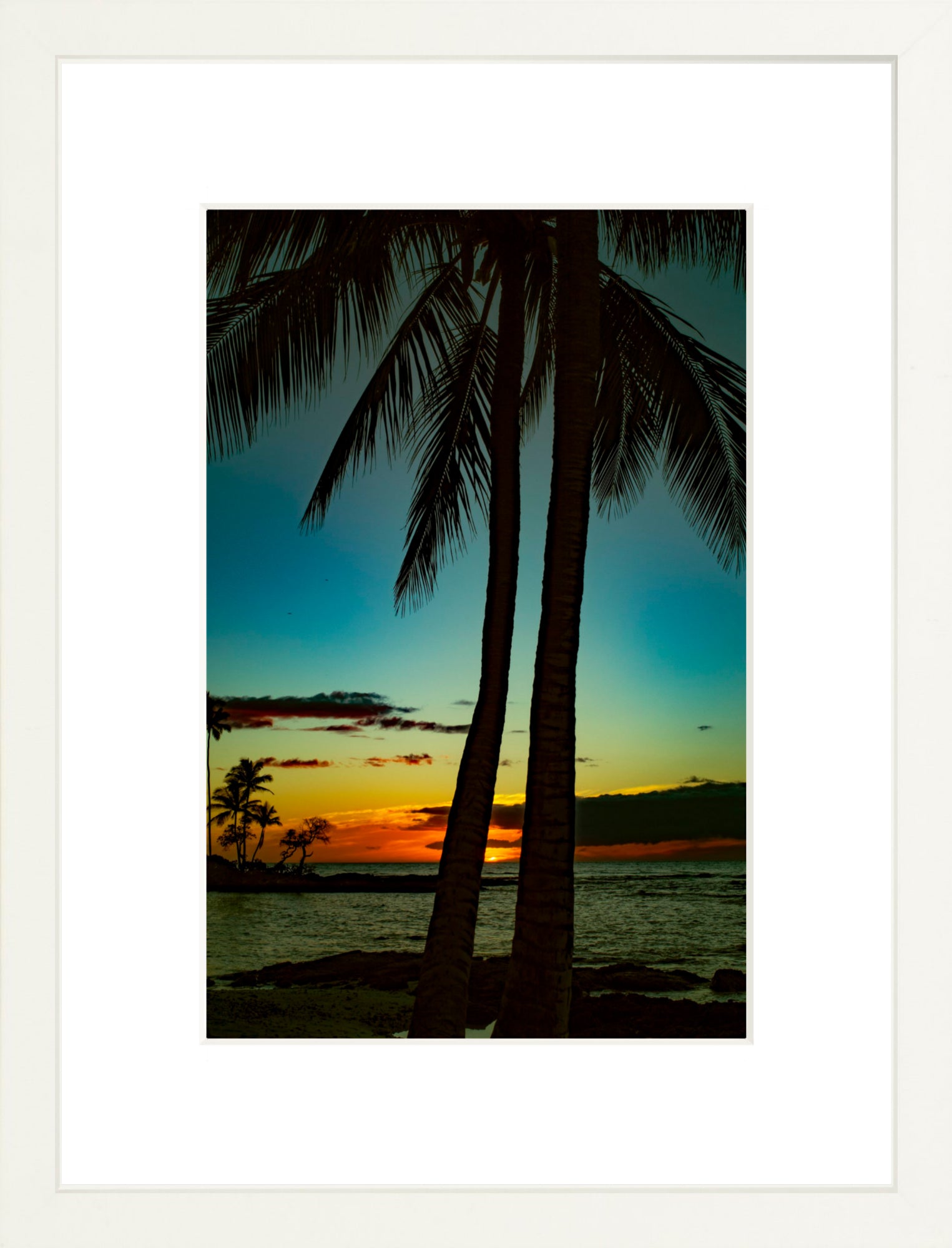 #Framed Print_8x12"_White