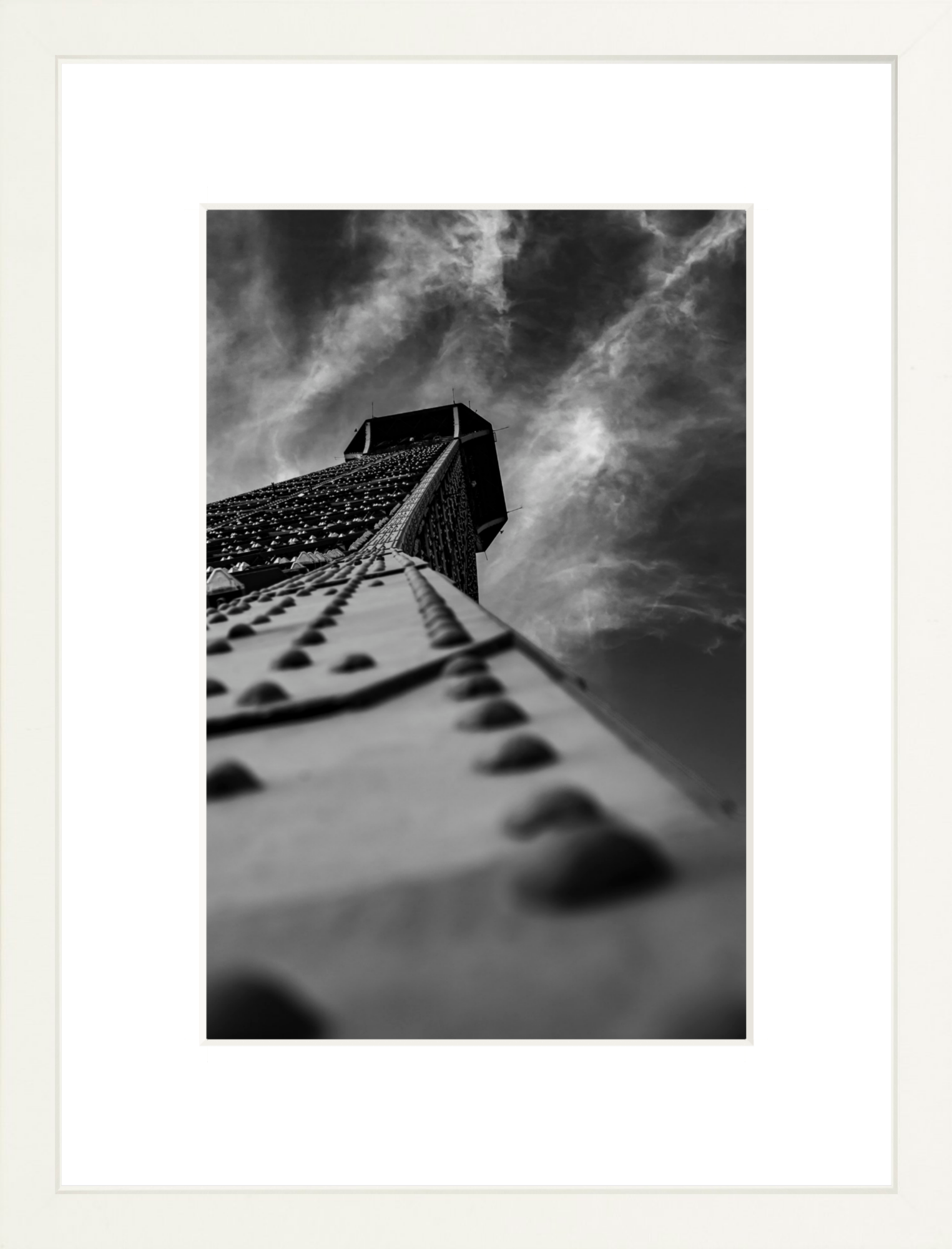 #Framed Print_8x12"_White