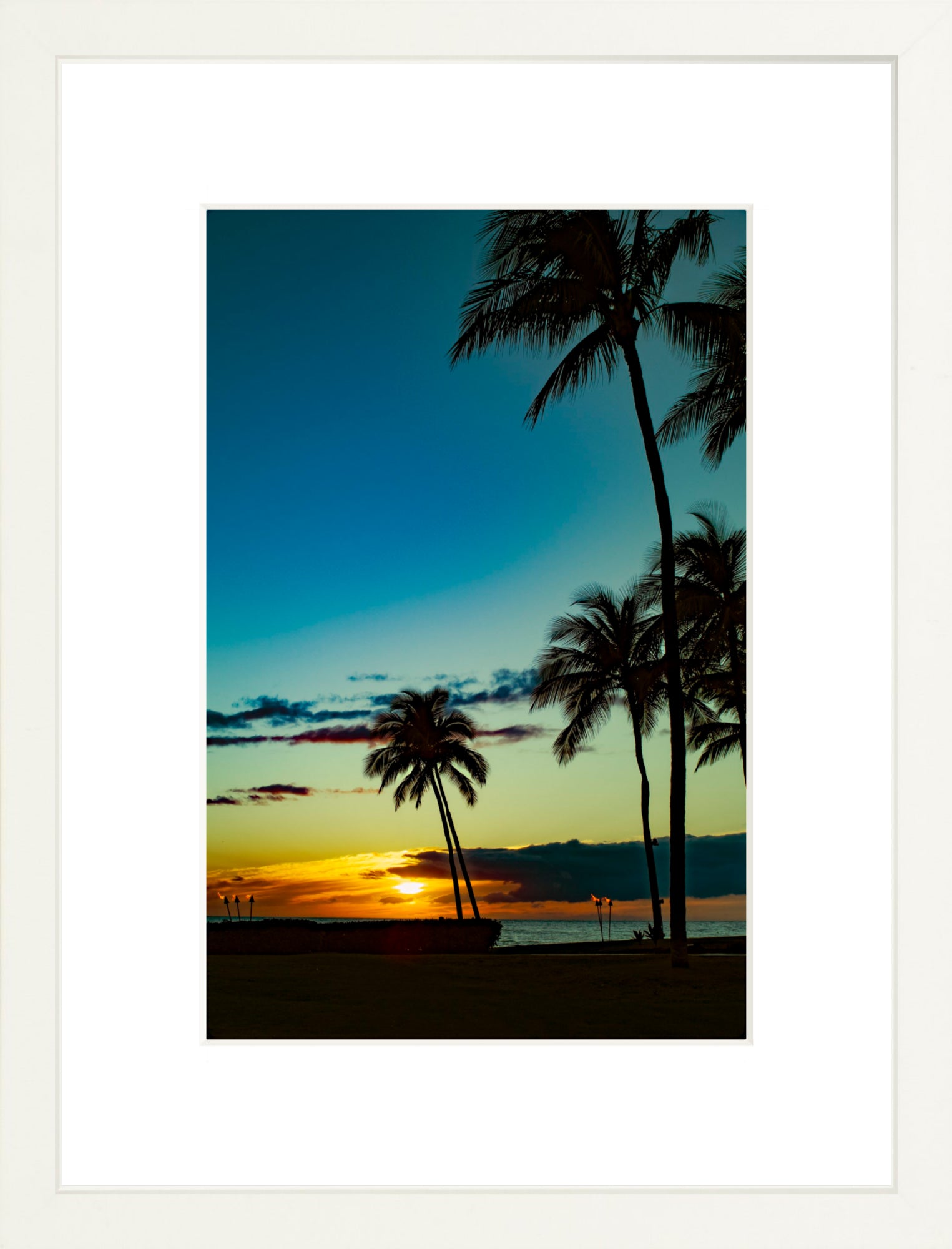 #Framed Print_8x12"_White