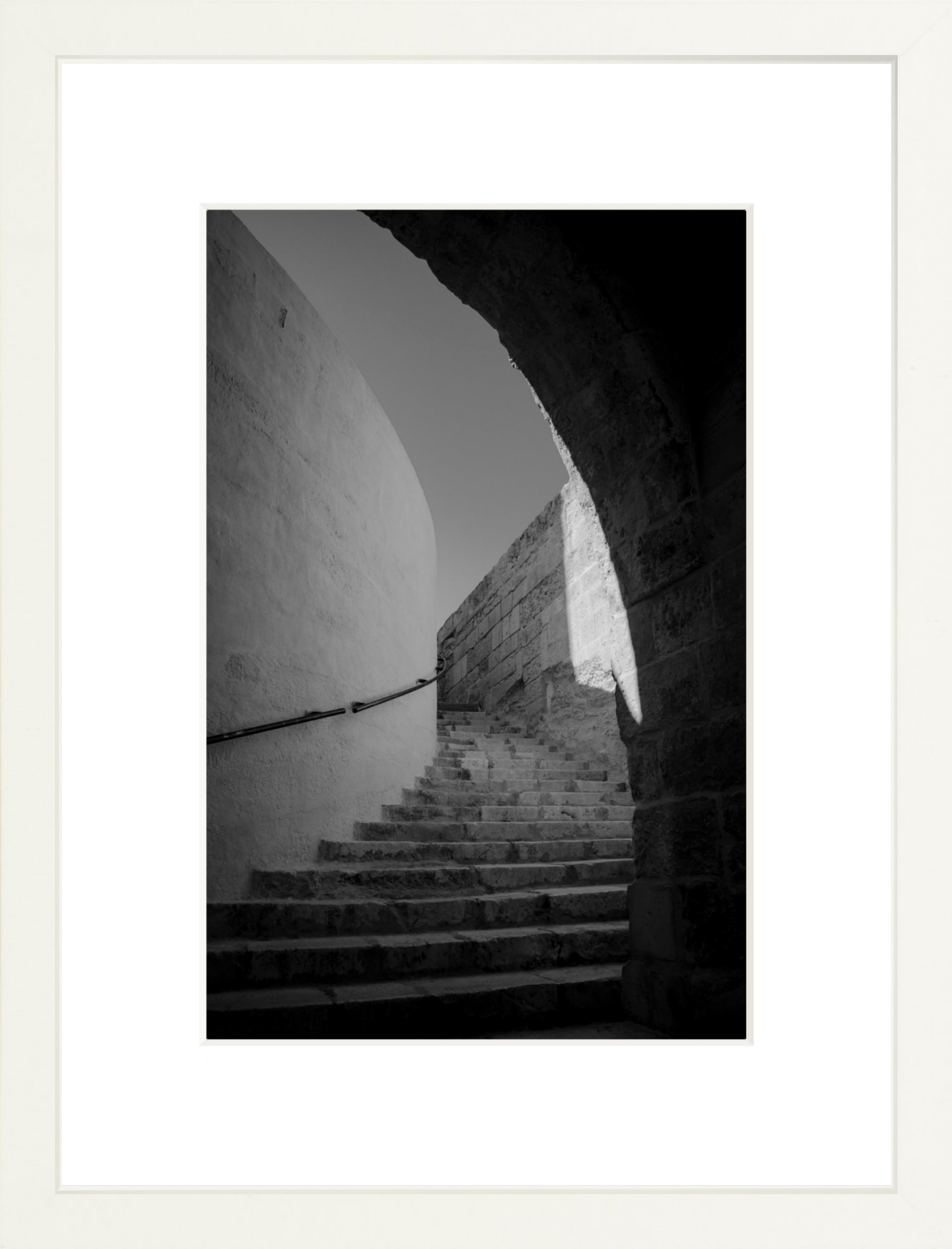#Framed Print_8x12"_White