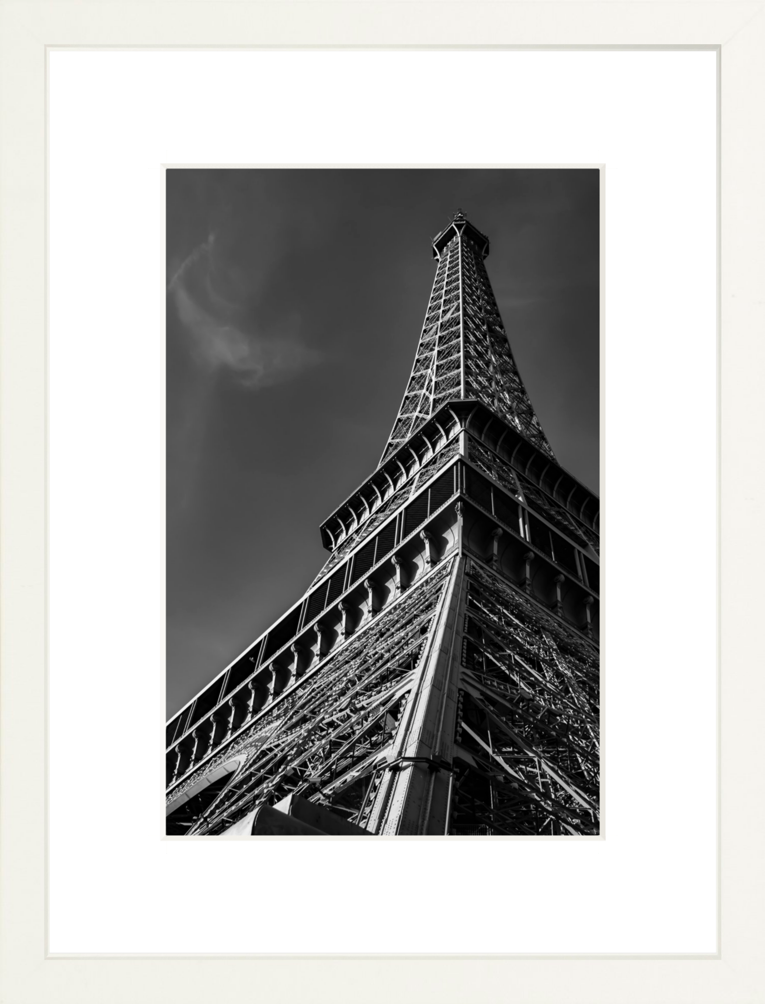 #Framed Print_8x12"_White