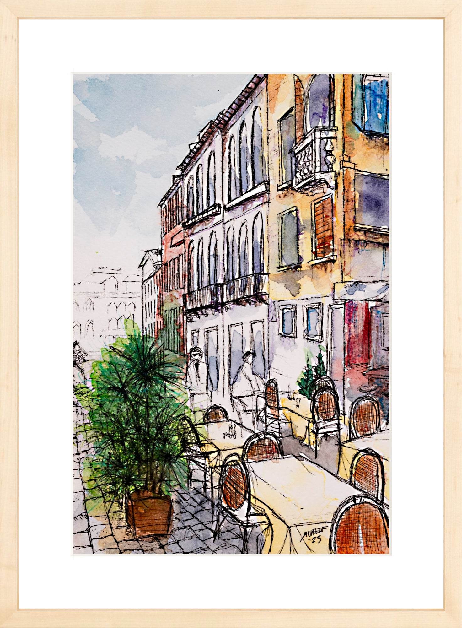 #Framed Print_12x18"_Natural