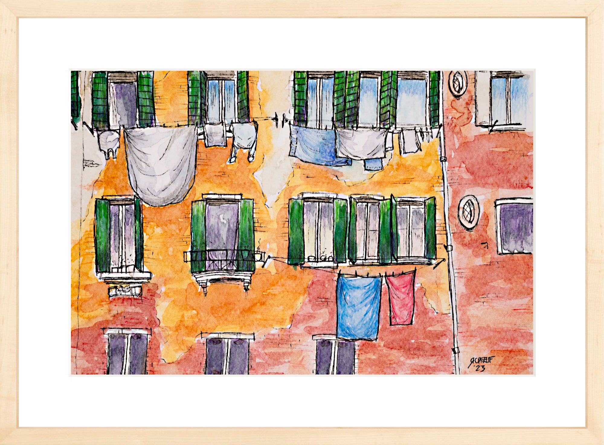 #Framed Print_12x18"_Natural