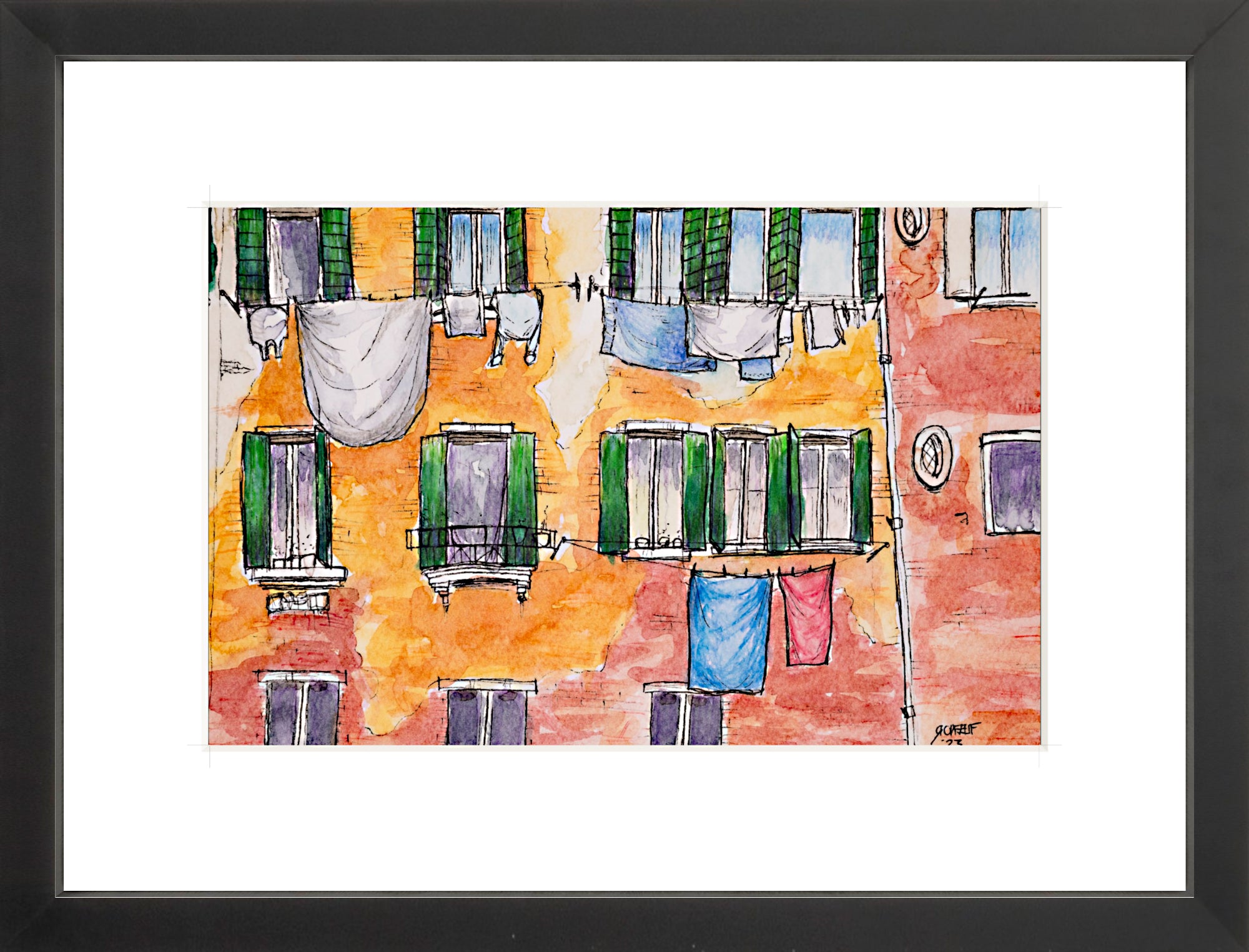 #Framed Print_8x12"_Black