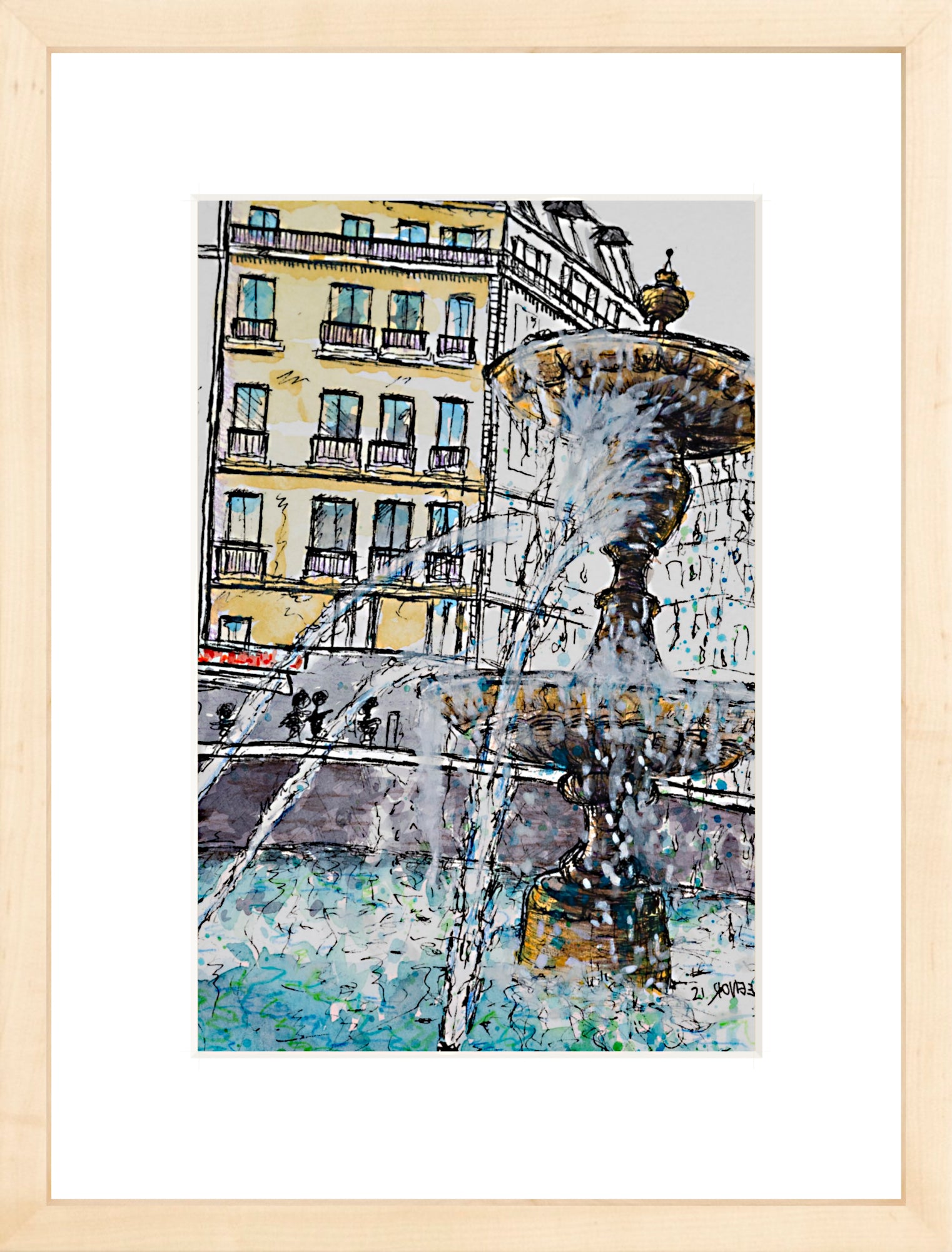 #Framed Print_8x12"_Natural