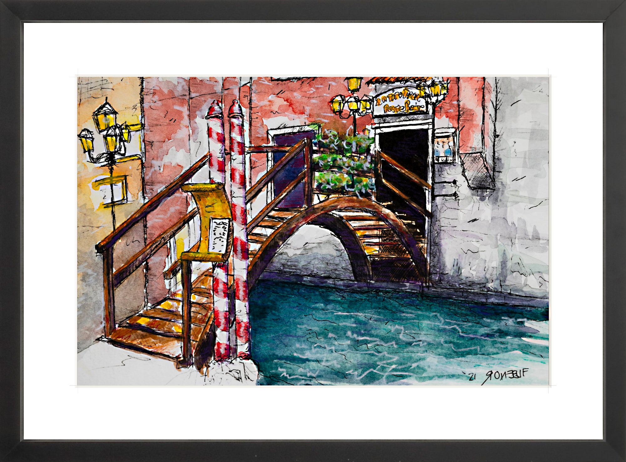 #Framed Print_12x18"_Black