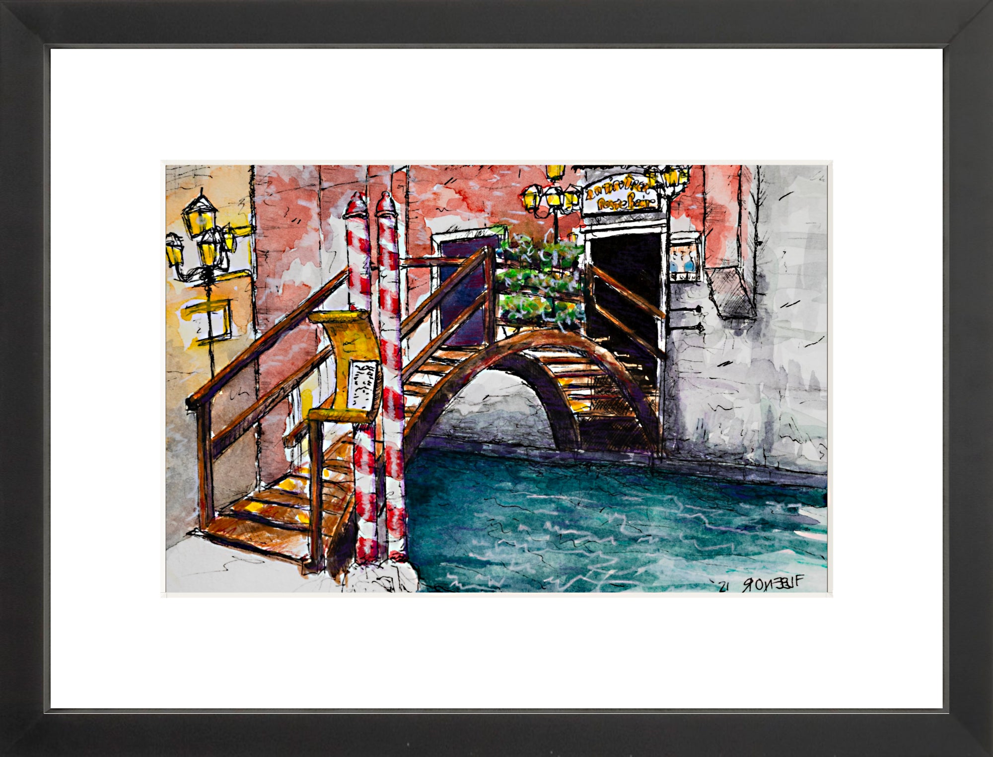 #Framed Print_8x12"_Black