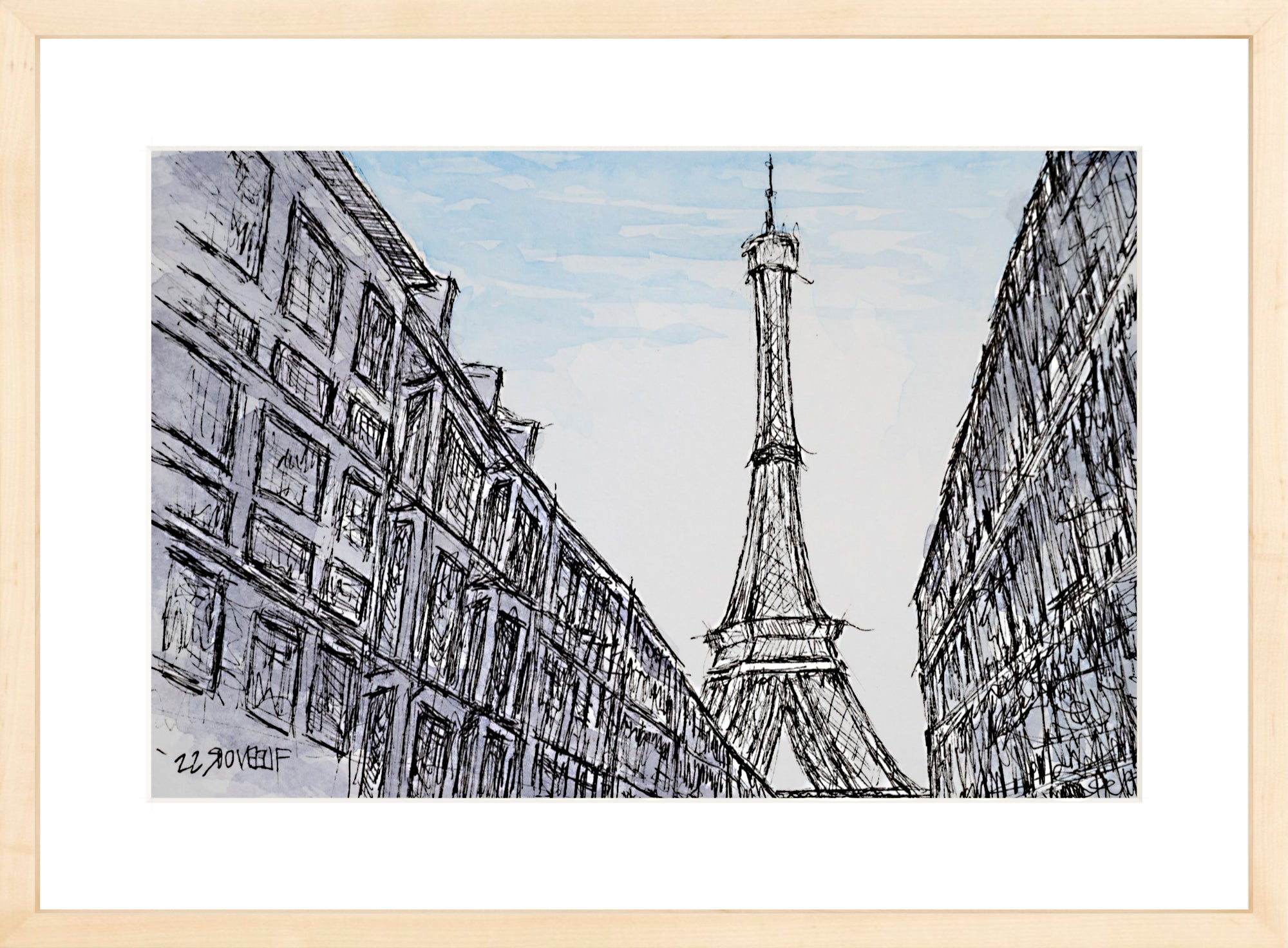 #Framed Print_12x18"_Natural