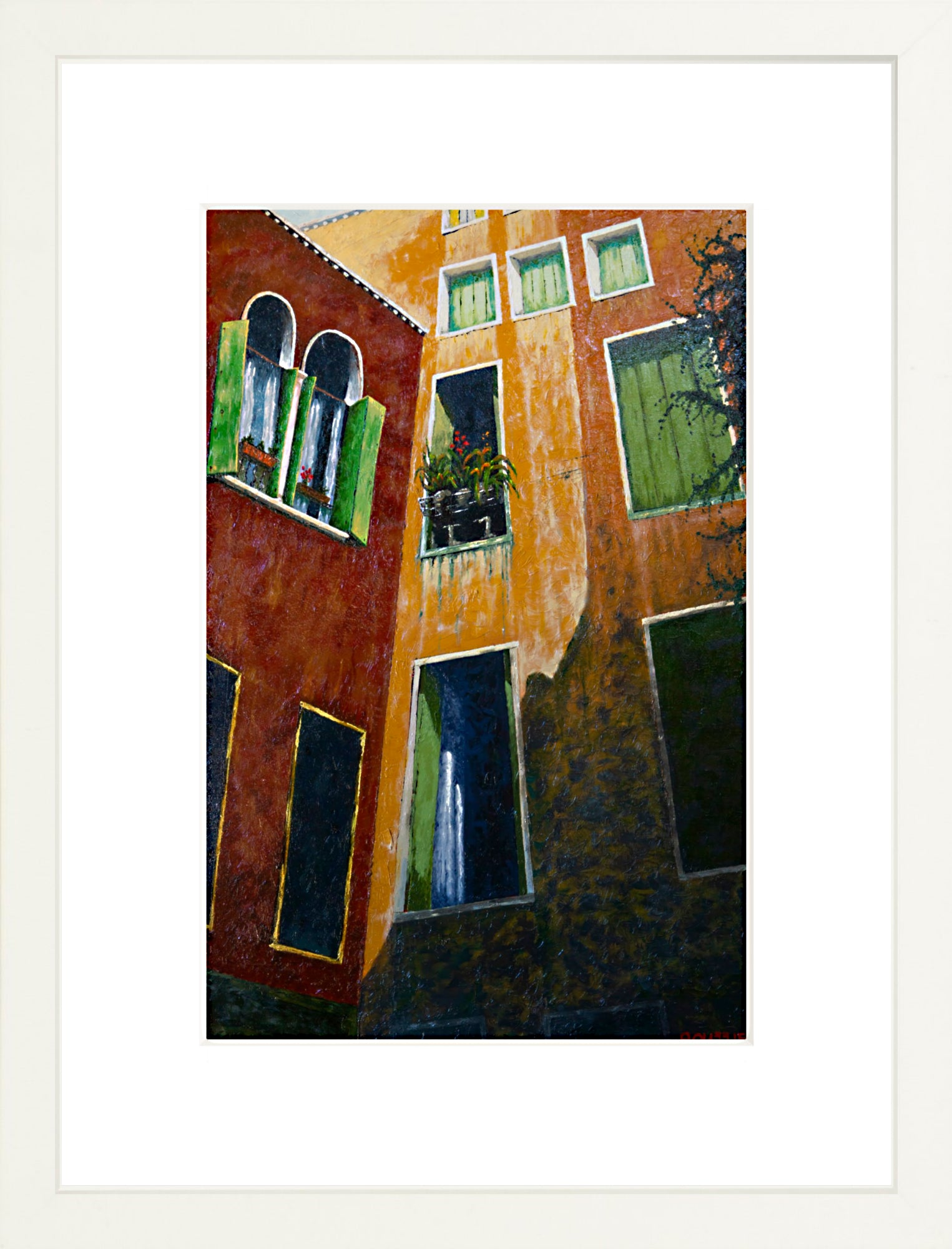#Framed Print_8x12"_White