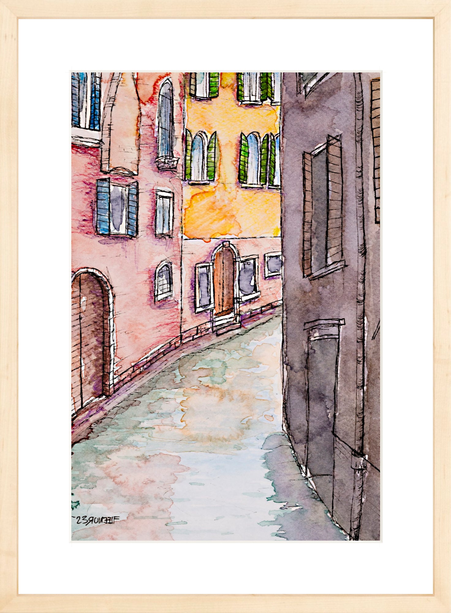 #Framed Print_12x18"_Natural