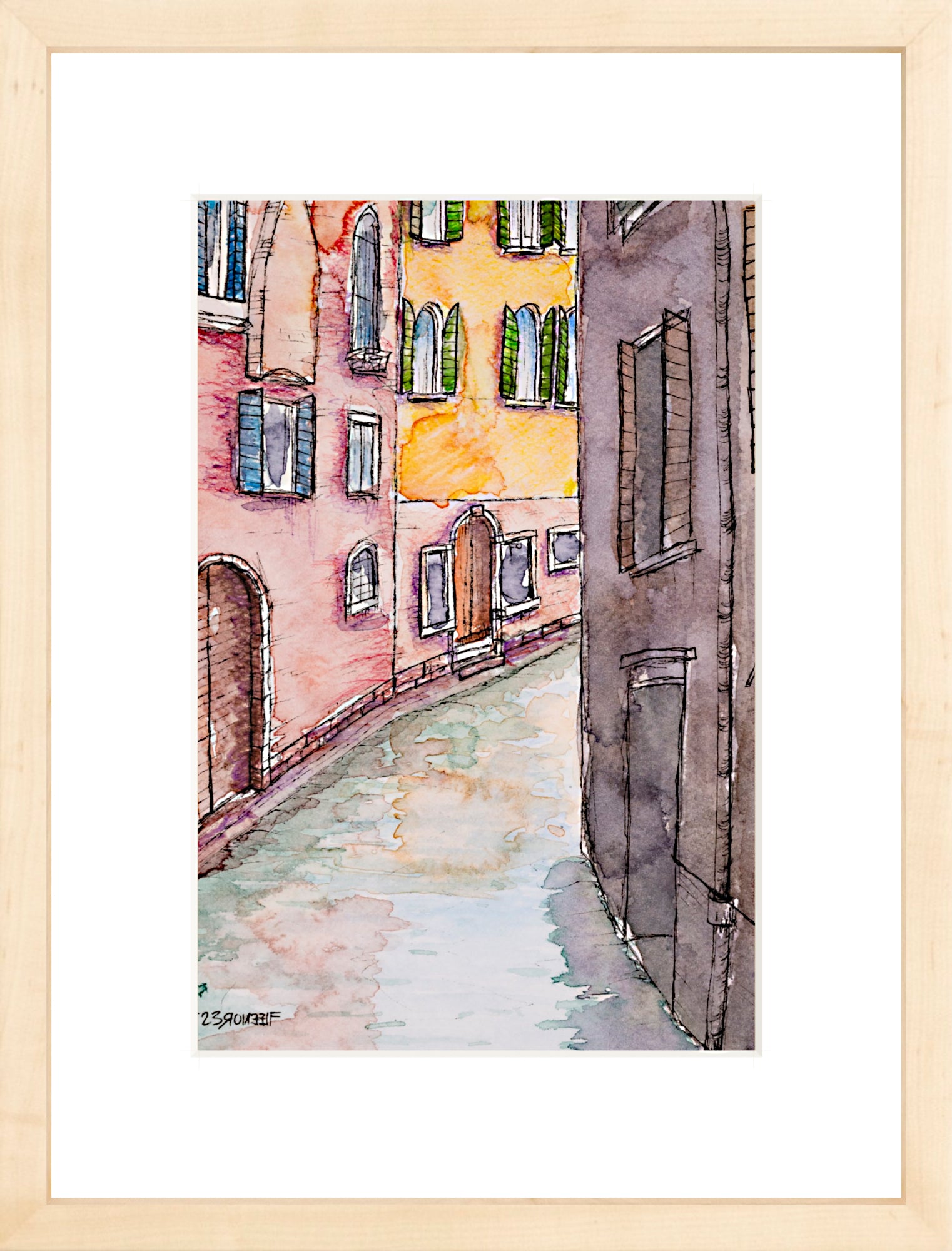 #Framed Print_8x12"_Natural