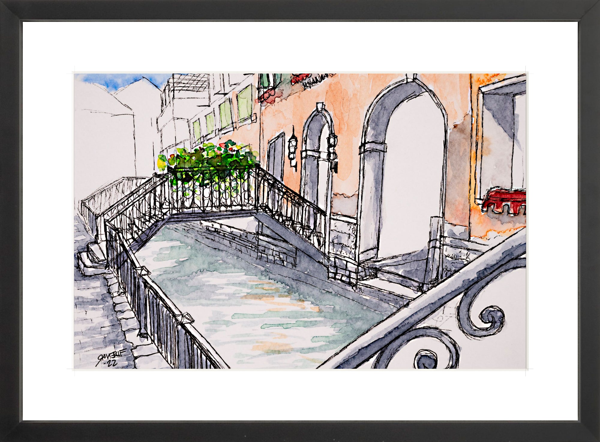 #Framed Print_12x18"_Black