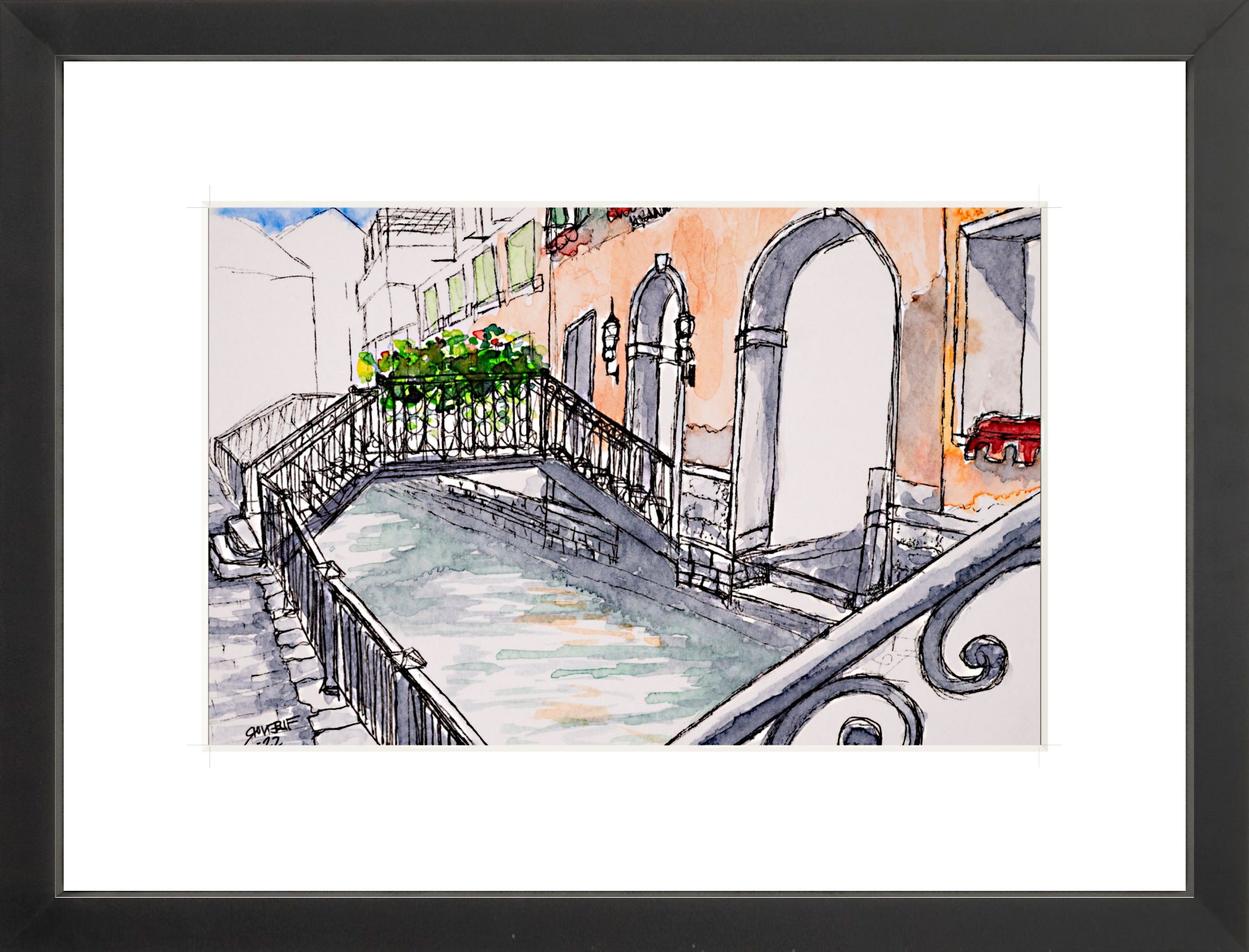#Framed Print_8x12"_Black