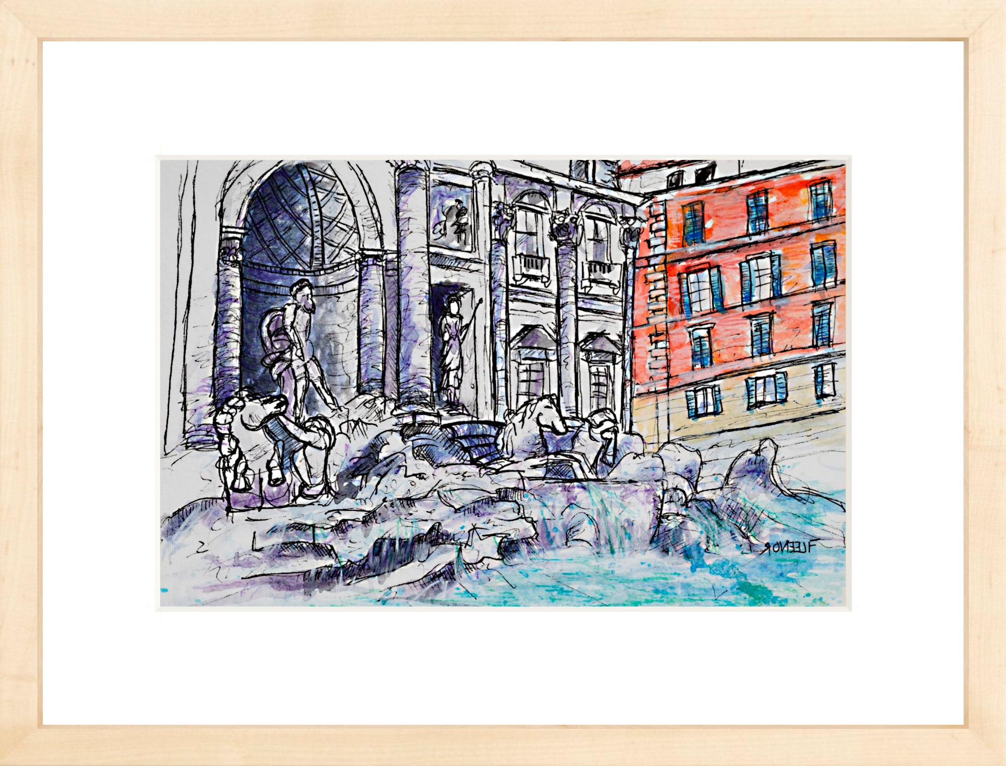 #Framed Print_8x12"_Natural