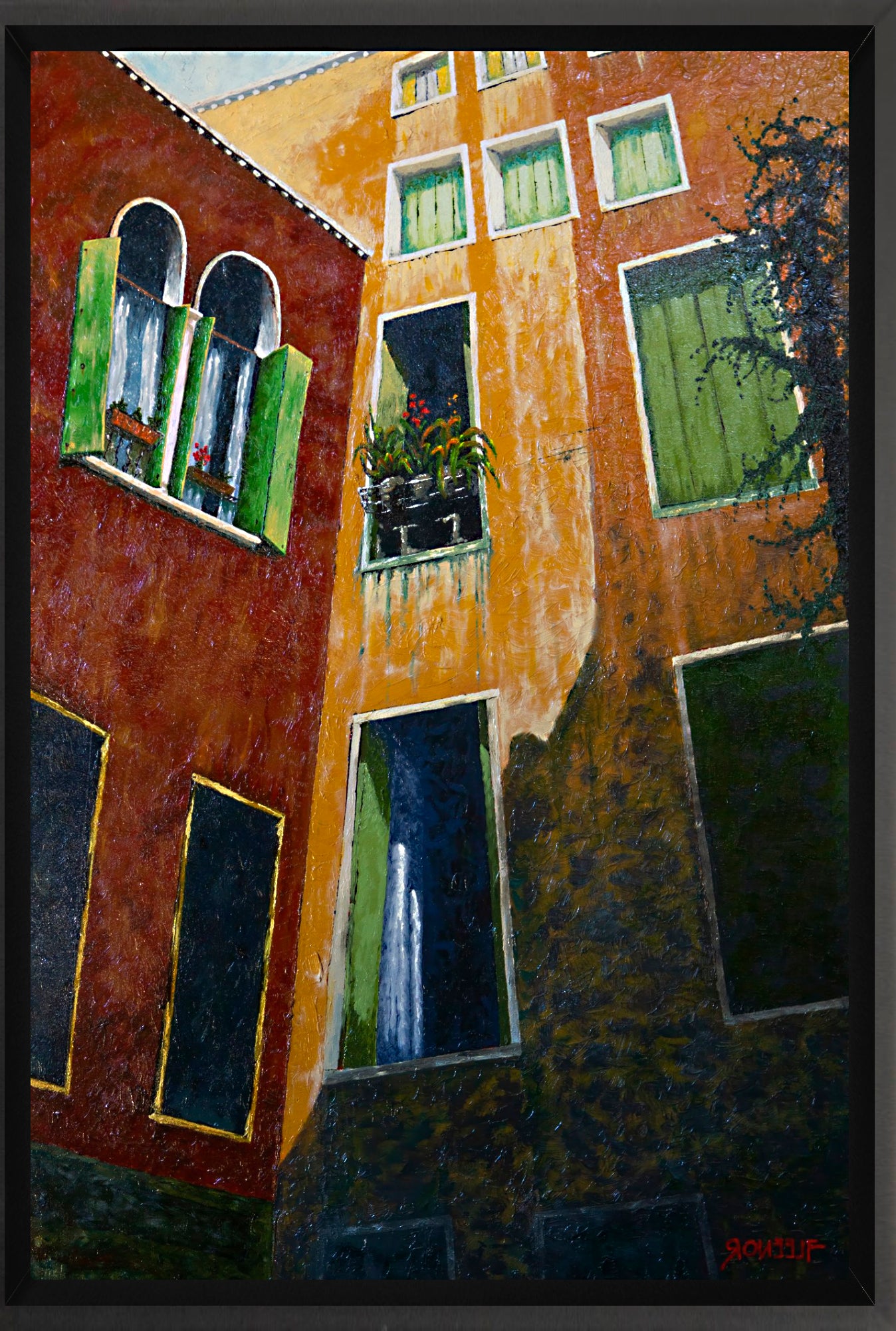 #Framed Canvas_8x12"_Black